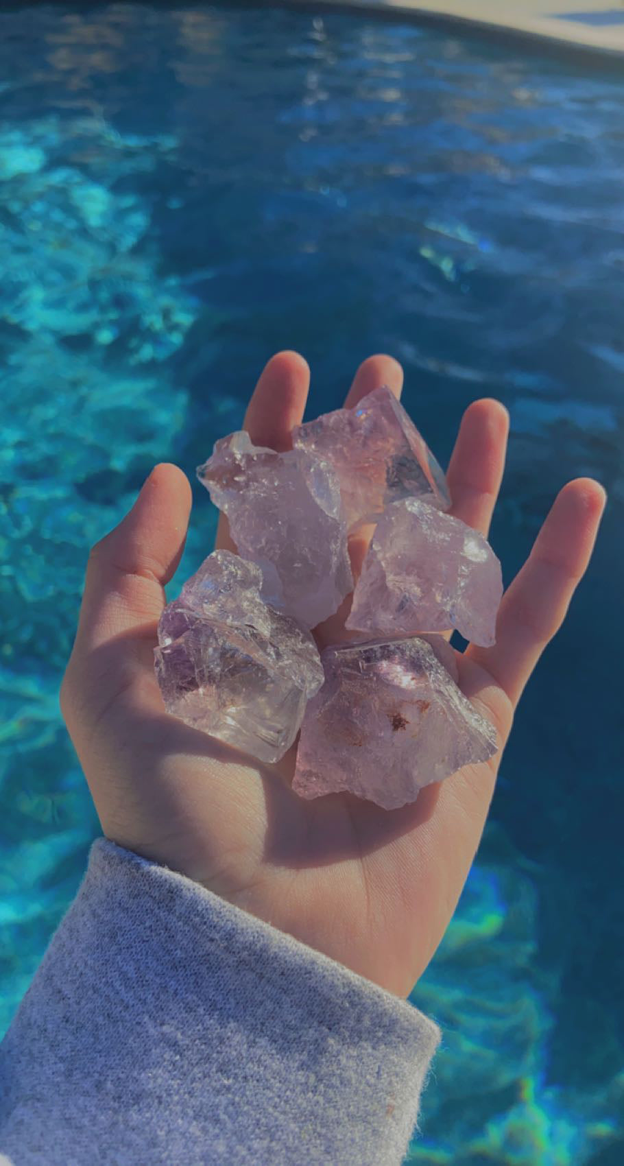 Raw Clear Amethyst