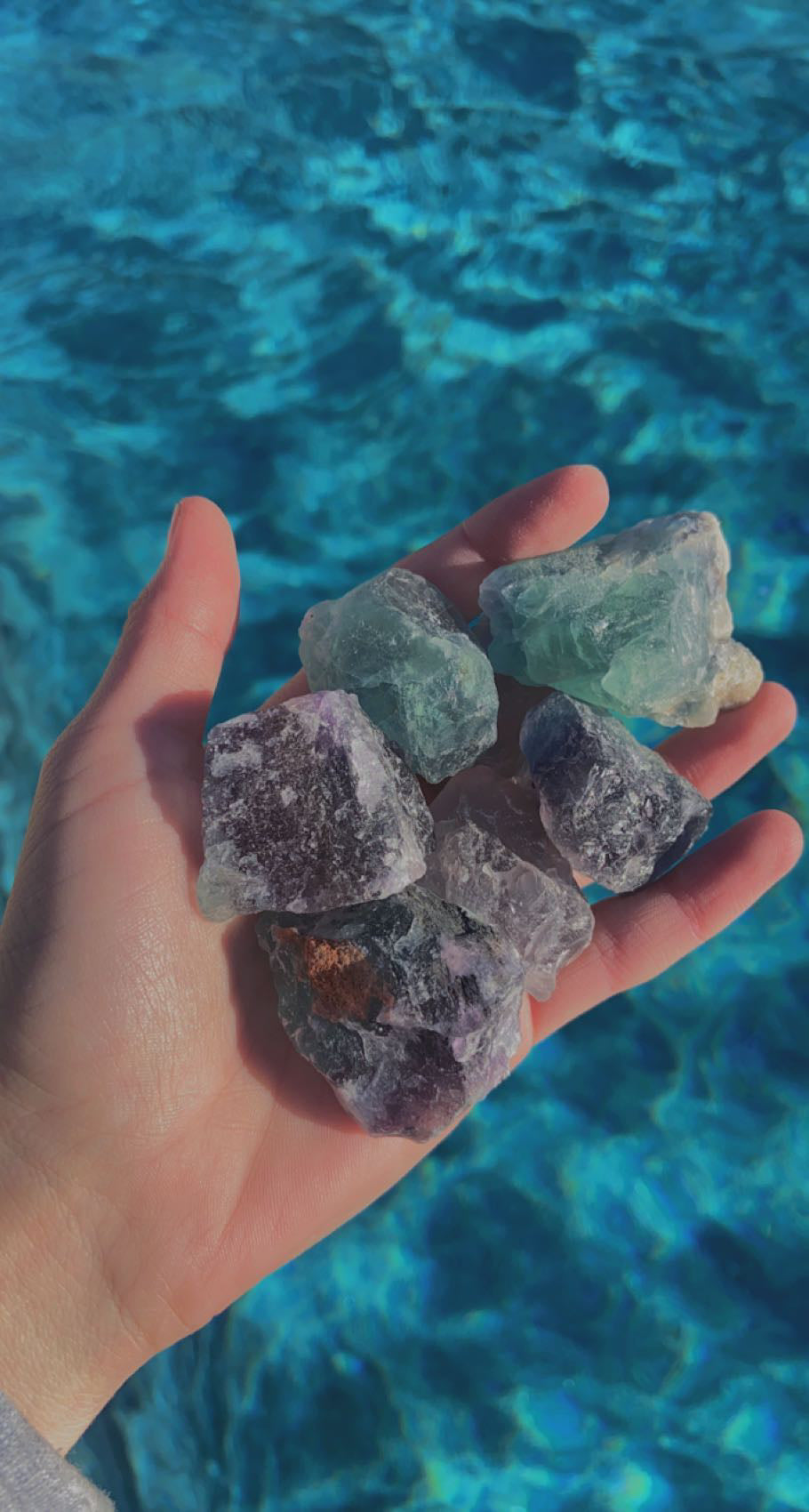 Raw Fluorite