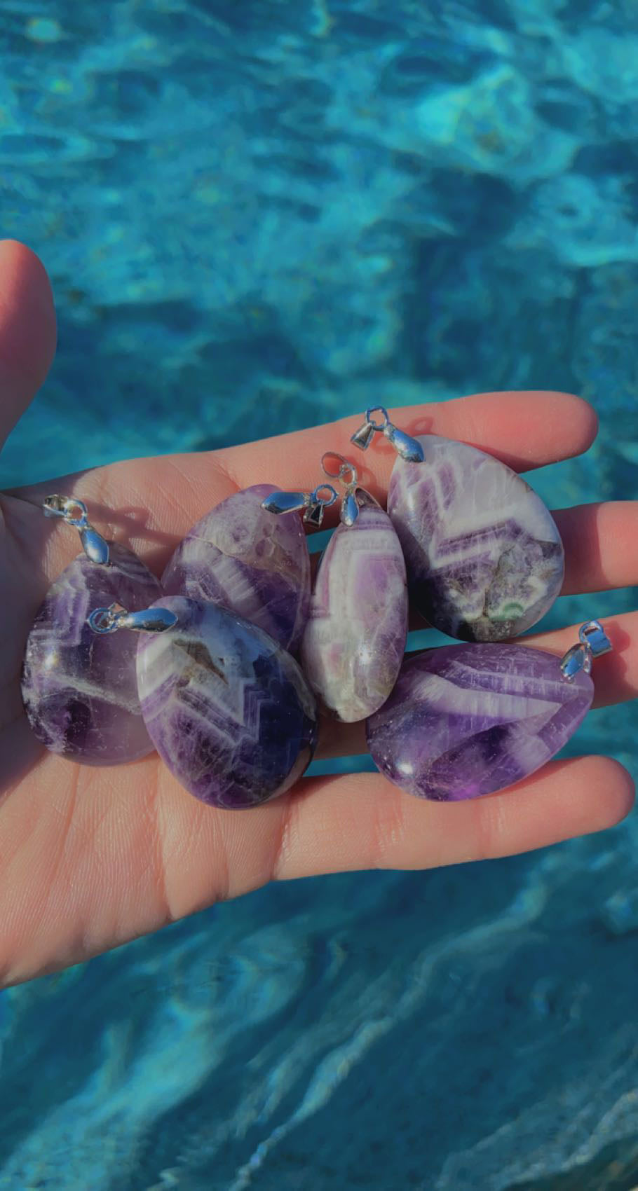 Amethyst Teardrop Pendent