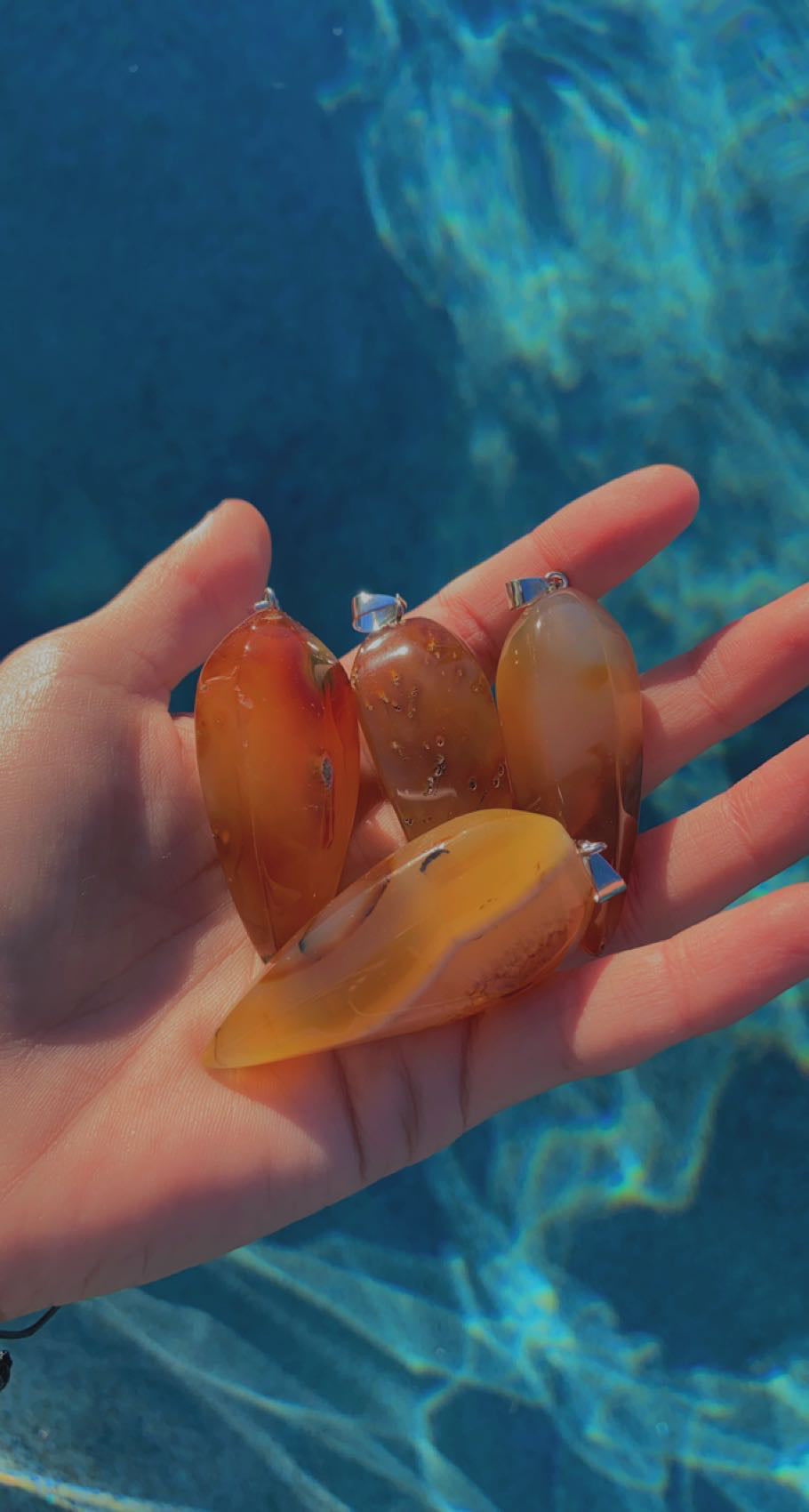 Carnelian Spear Pendent