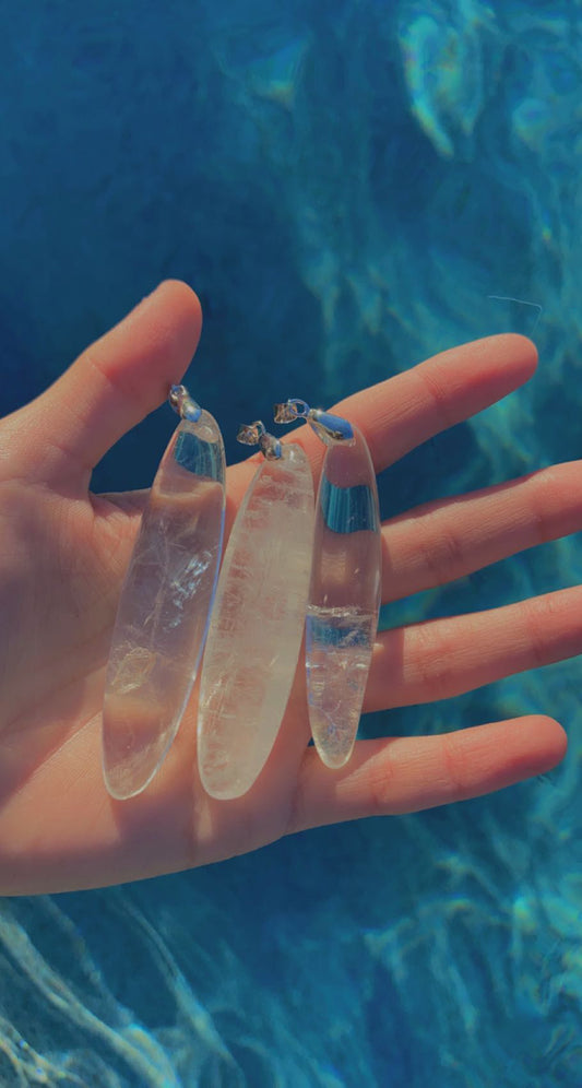 Clear Quartz Large Pendent