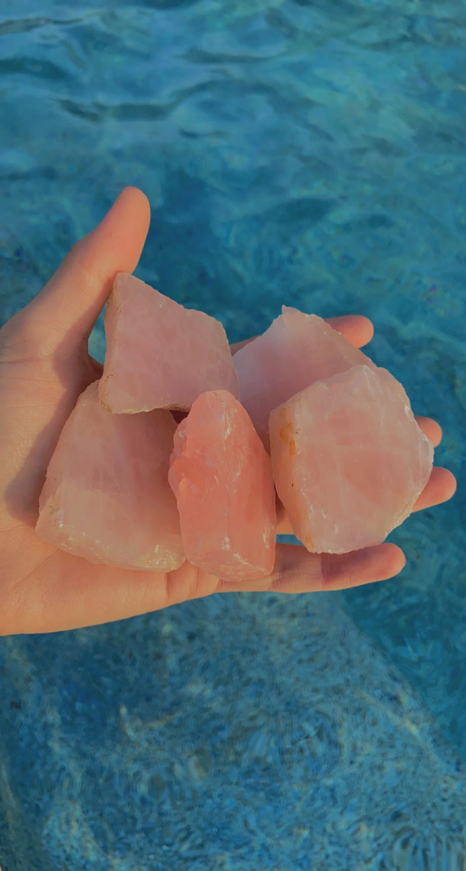 Raw Semi-Polished Rose Quartz