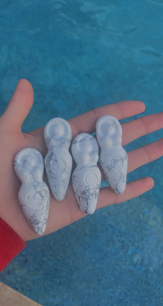 Howlite Goddess Bodies