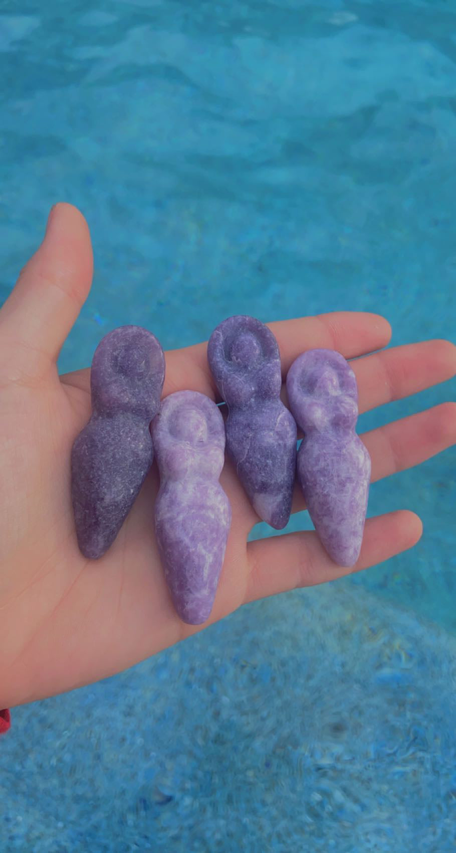 Lepidolite Goddess Bodies