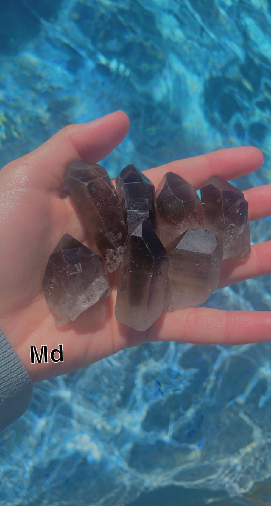 RANDOM Raw Smokey Quartz Points (Vary in size & shape)