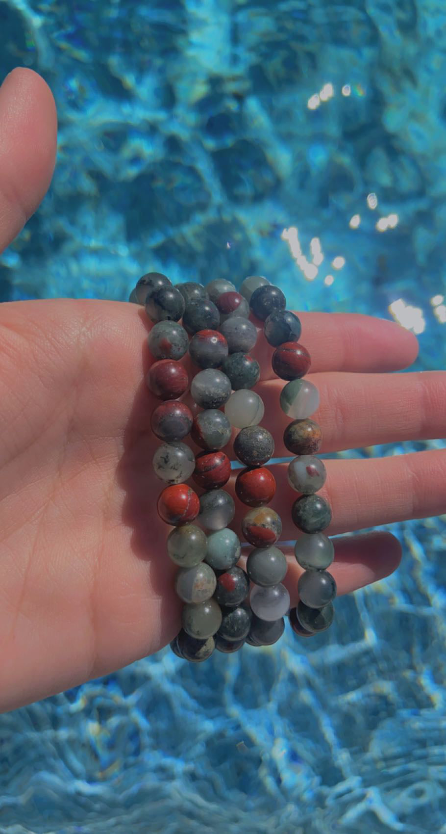 African Bloodstone Bracelets