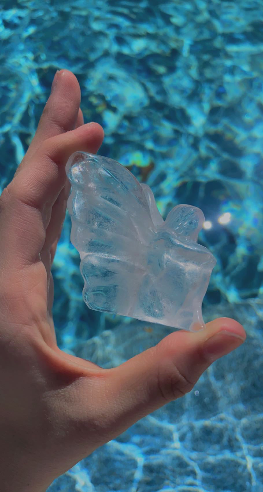 Clear Quartz Sitting Fairy