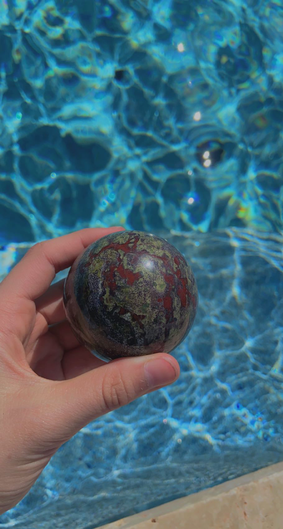 Dragons Blood Stone Sphere