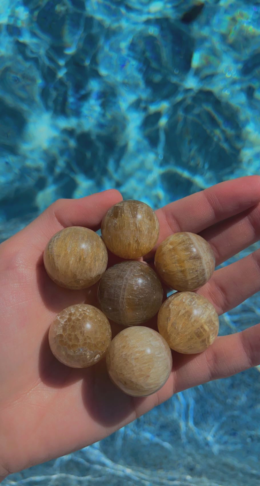 Yellow Fluorite Mini Spheres