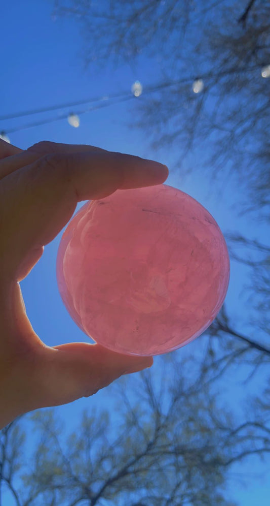 Rose Quartz Sphere