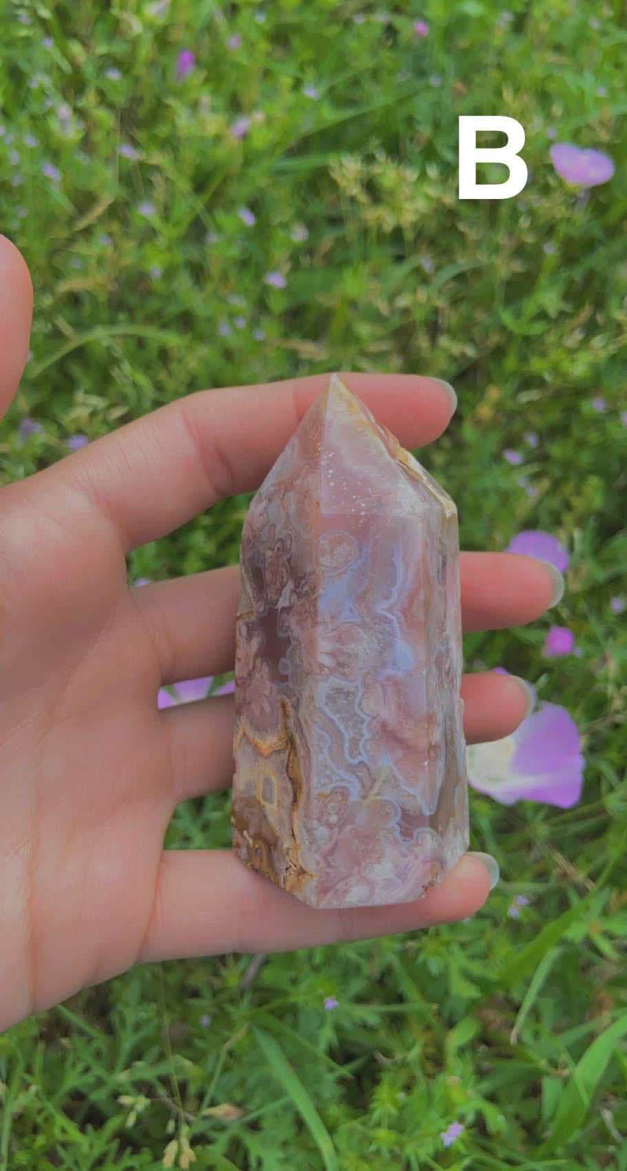 Carnelian and Flower agate towers