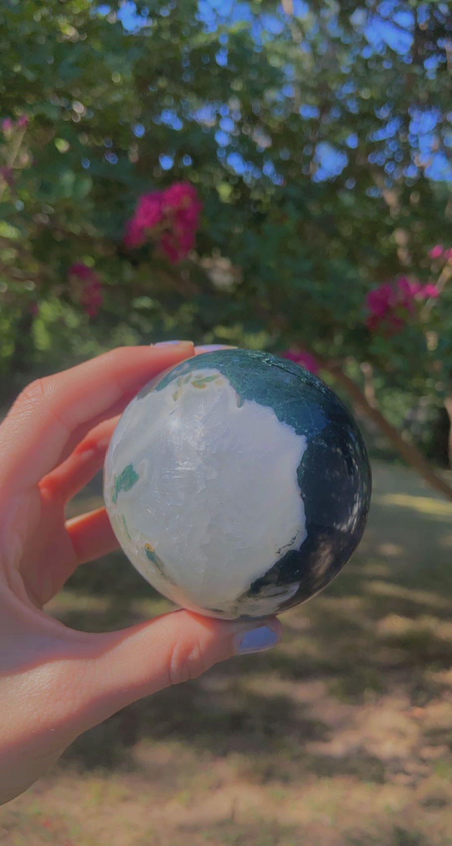 Moss Agate Sphere