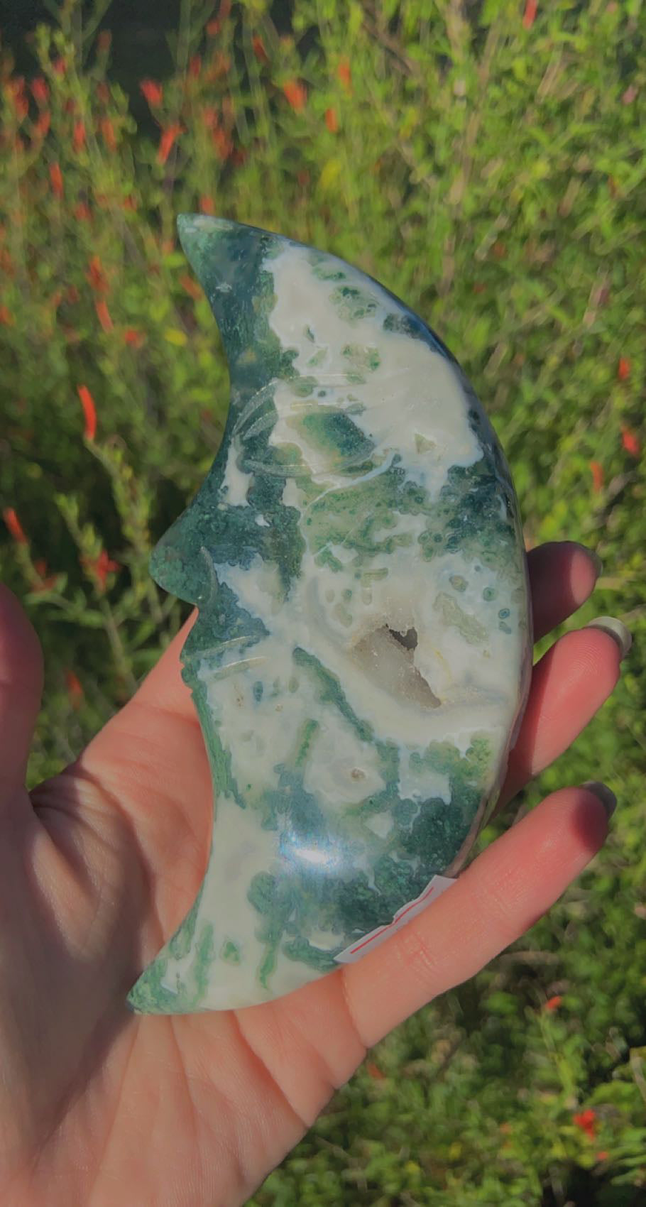 Moss Agate Moons